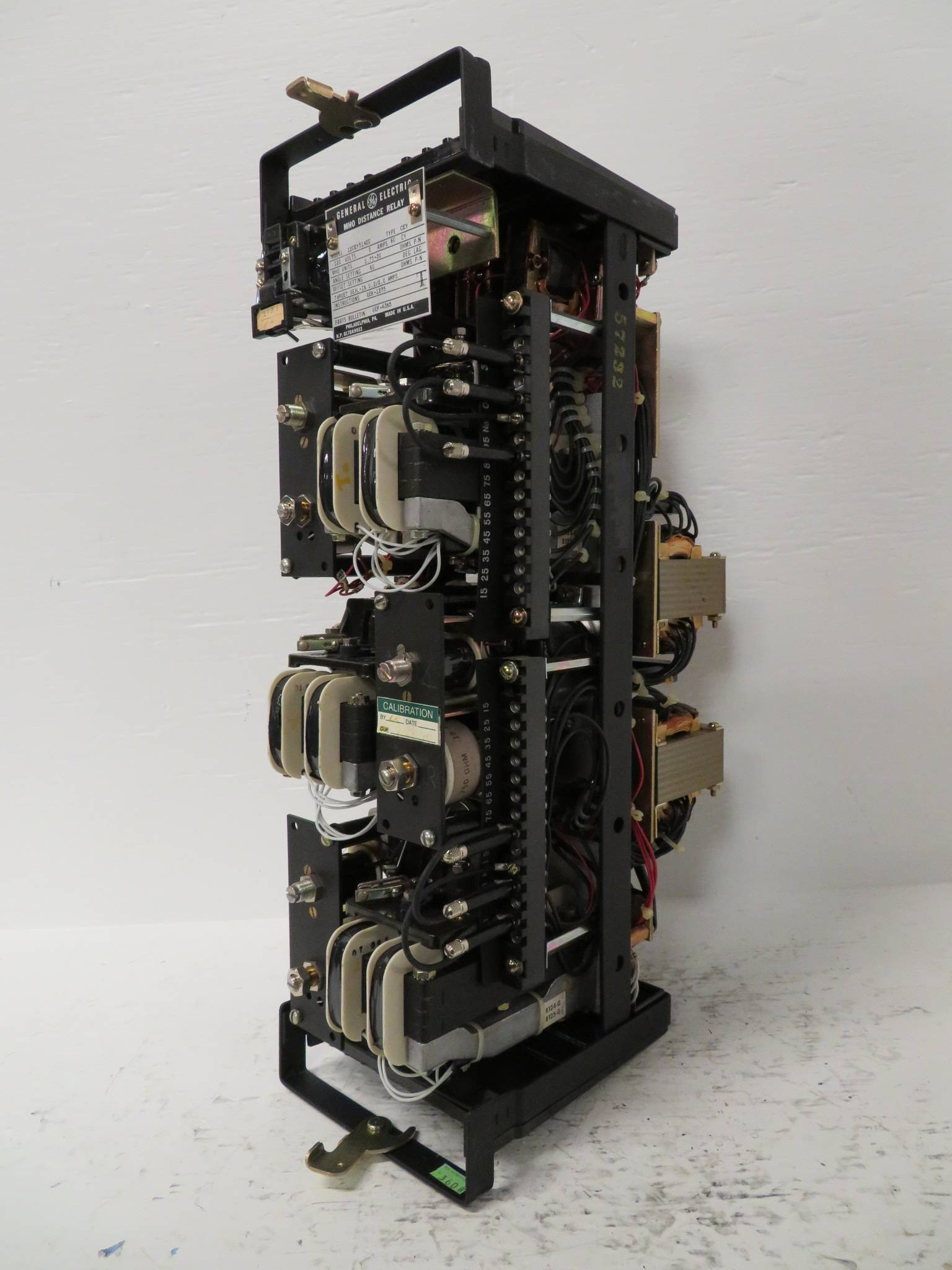 General Electric 12CEY51A2D MHO Distance Relay GE 120V 5 Amp CEY51A2D